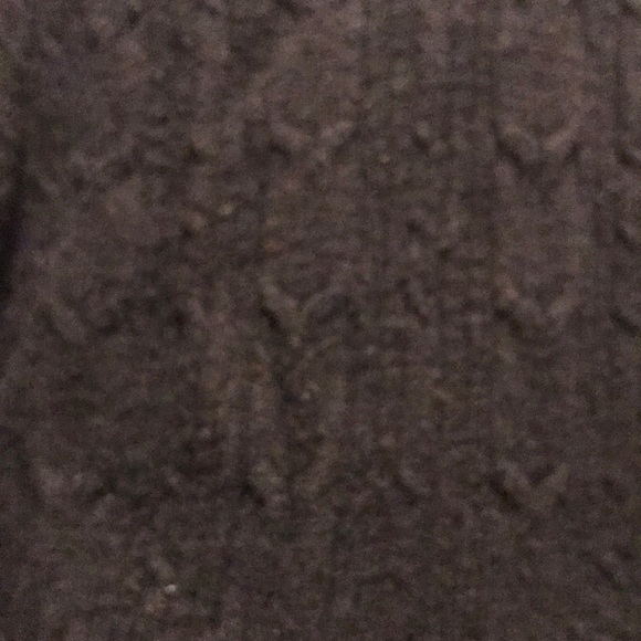 Sonoma Black Cable Knit Sweater, XL - Picture 3 of 3